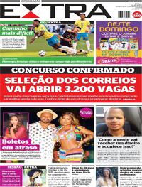 Capa do jornal Extra 03/07/2024