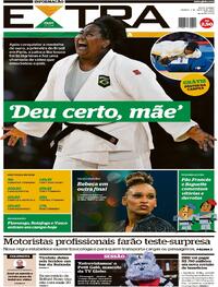 Capa do jornal Extra 03/08/2024