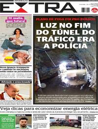 Capa do jornal Extra 03/09/2024