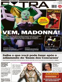 Capa do jornal Extra 04/05/2024