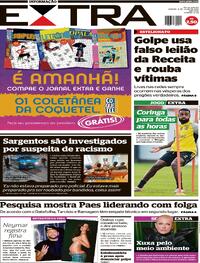 Capa do jornal Extra 06/07/2024