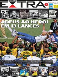 Capa do jornal Extra 07/01/2024