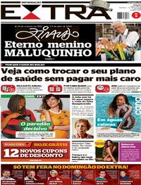 Capa do jornal Extra 07/04/2024