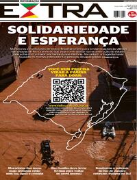 Capa do jornal Extra 07/05/2024