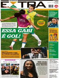 Capa do jornal Extra 07/08/2024