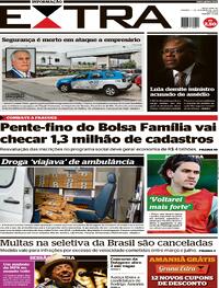 Capa do jornal Extra 07/09/2024
