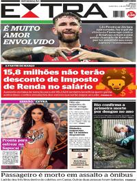 Capa do jornal Extra 08/02/2024