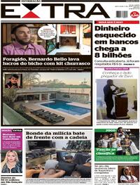Capa do jornal Extra 08/03/2024