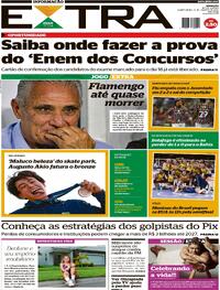 Capa do jornal Extra 08/08/2024