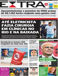 Capa do jornal Extra 09/01/2024