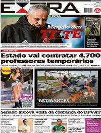 Capa do jornal Extra 09/05/2024