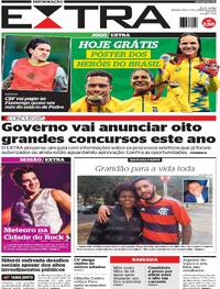 Capa do jornal Extra 09/09/2024