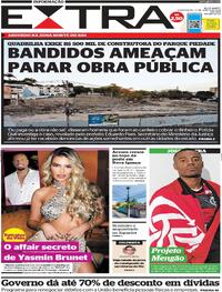 Capa do jornal Extra 10/01/2024