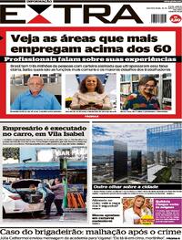 Capa do jornal Extra 10/06/2024