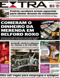Capa do jornal Extra 10/07/2024