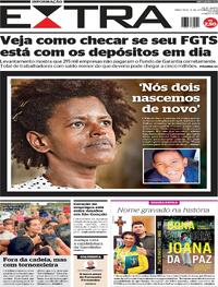 Capa do jornal Extra 10/09/2024