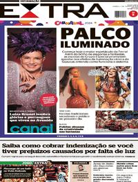 Capa do jornal Extra 11/02/2024