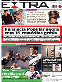 Capa do jornal Extra 11/07/2024