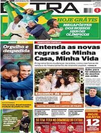 Capa do jornal Extra 11/08/2024