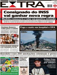 Capa do jornal Extra 11/09/2024