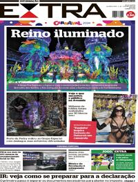 Capa do jornal Extra 12/02/2024