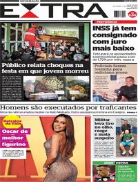 Capa do jornal Extra 12/03/2024