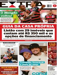 Capa do jornal Extra 12/05/2024