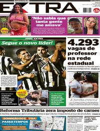 Capa do jornal Extra 12/07/2024