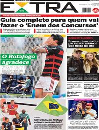 Capa do jornal Extra 12/08/2024