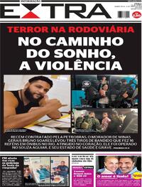 Capa do jornal Extra 13/03/2024