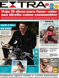 Capa do jornal Extra 14/01/2024