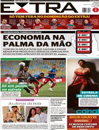 Capa do jornal Extra 14/04/2024