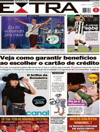 Capa do jornal Extra 15/09/2024