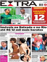 Capa do jornal Extra 16/03/2024