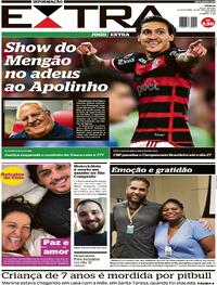 Capa do jornal Extra 16/05/2024
