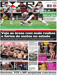 Capa do jornal Extra 16/09/2024