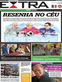 Capa do jornal Extra 17/05/2024