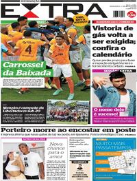 Capa do jornal Extra 18/03/2024