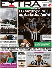Capa do jornal Extra 18/07/2024