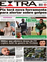 Capa do jornal Extra 18/09/2024