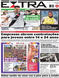 Capa do jornal Extra 19/02/2024