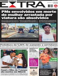 Capa do jornal Extra 19/03/2024