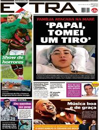 Capa do jornal Extra 20/09/2024