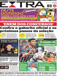 Capa do jornal Extra 21/08/2024