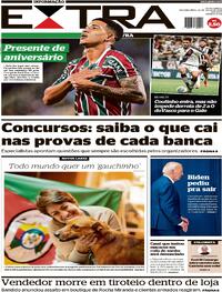 Capa do jornal Extra 22/07/2024