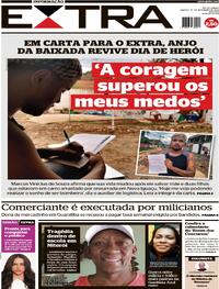 Capa do jornal Extra 24/02/2024