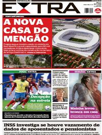 Capa do jornal Extra 25/06/2024