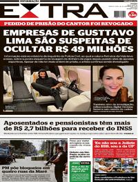 Capa do jornal Extra 25/09/2024