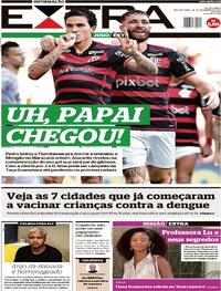 Capa do jornal Extra 26/02/2024