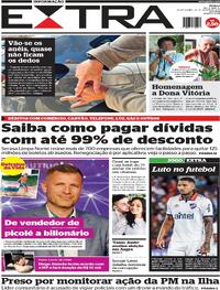 Capa do jornal Extra 28/08/2024
